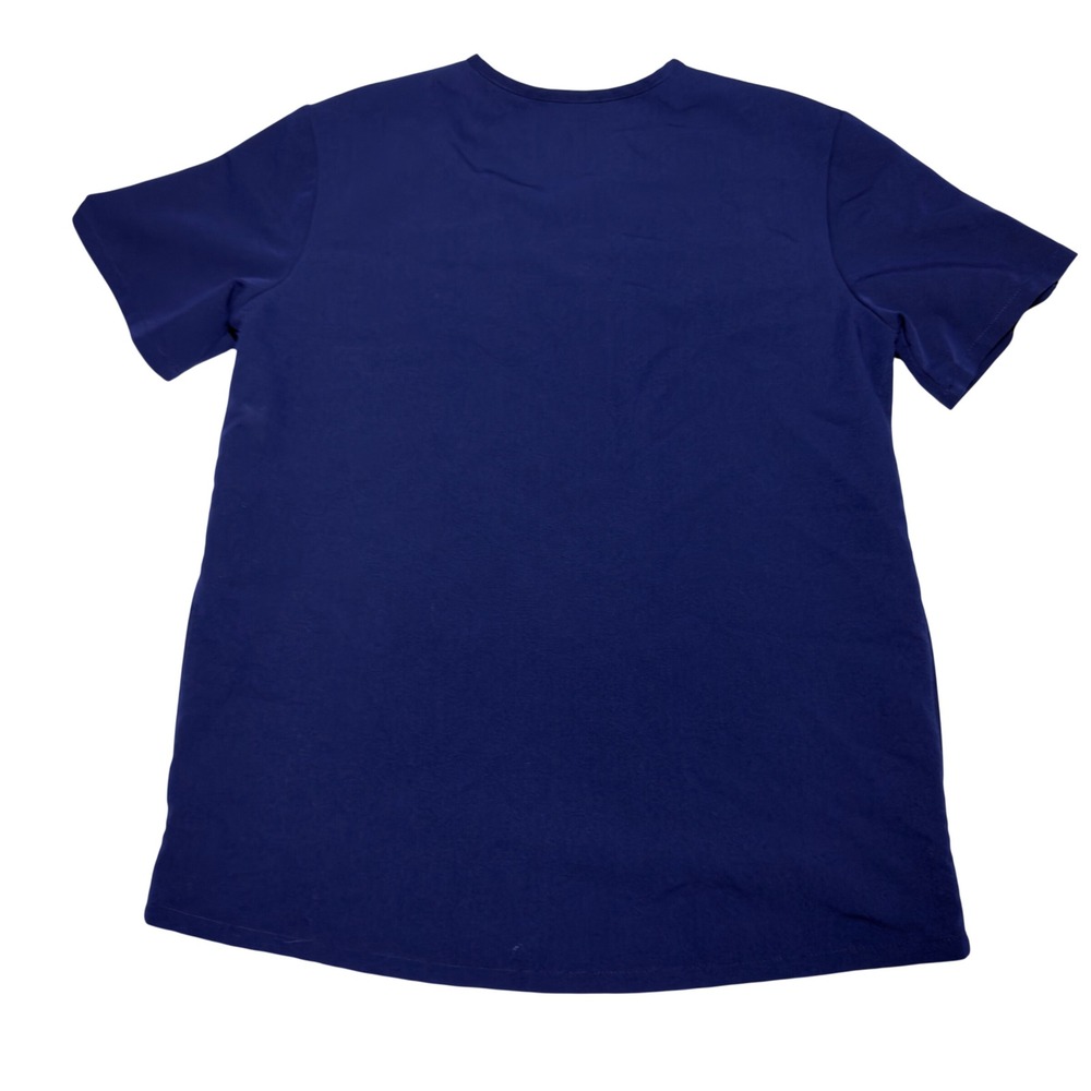 FIGS Mens Chisec Three-Pocket Scrub Top Navy Blue V-Neck TM3000 Small - Picture 2 of 9